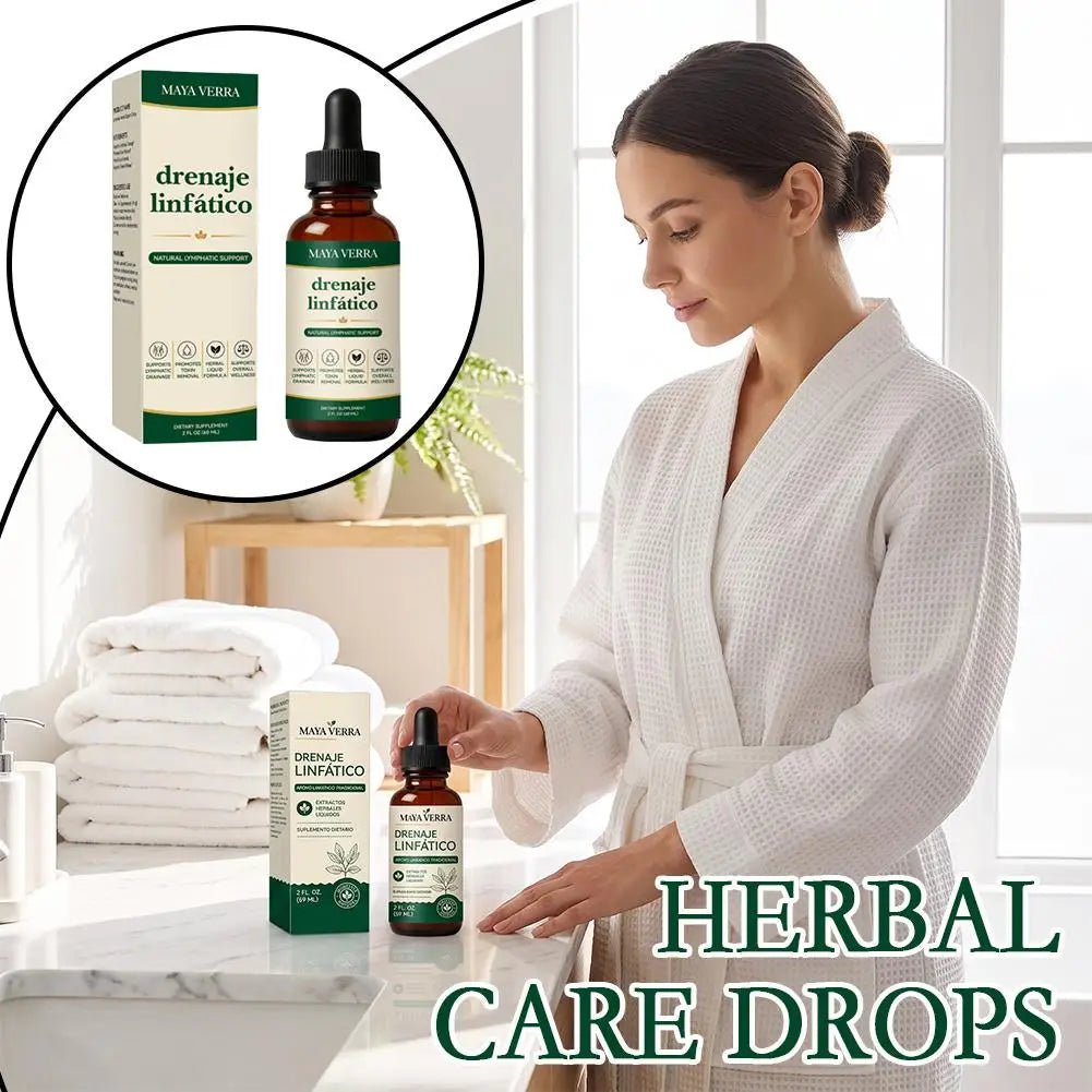 59ml Natural Plant Extracts Body Care Ampoule Serum,For Relieve Swelling ,Body Circulation Daily Care Lymphatic Drainage Drops