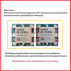 AMD Ryzen processor 7 7800X3D 8 cores 16 thorns R7 7800X3D CPU 4,2 GHz 5 nm 96 Mo 120 zenw DDR5 MHz MHz supply am5cpu game without fan