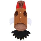 Halloween Dogs Turkey Costume Pets Thanksgiving Costume Winter Clothes Apparel Cosplay Dress Up for Small Medium Large Dogs