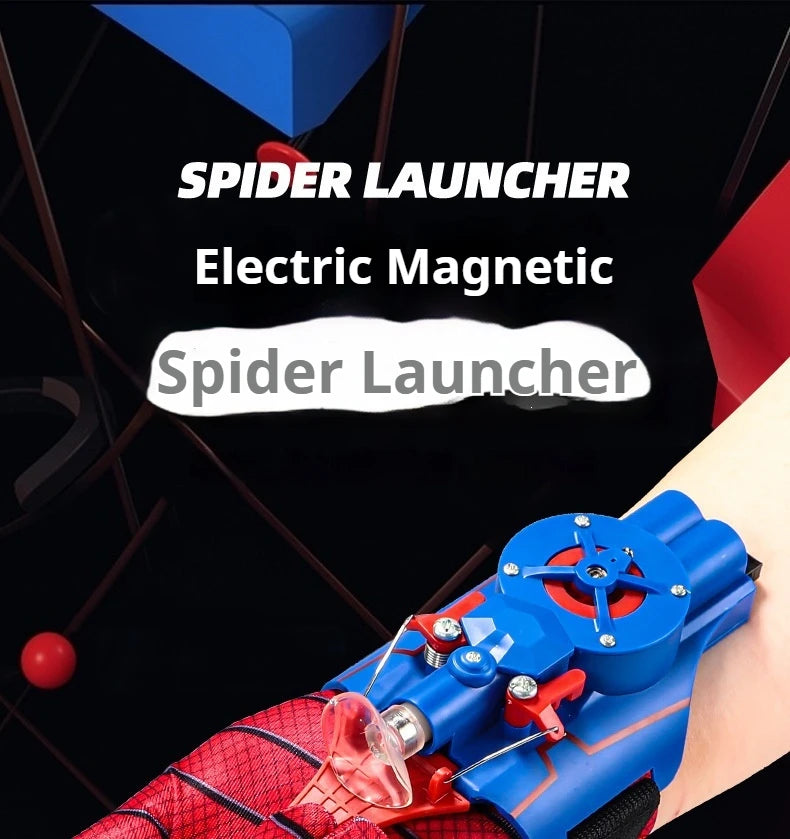 New Spider Cobweb Launcher Toys Silk Web Shooters Cosplay Model Manga Wrist Webshooter Gloves Accessories Props Gift for Fans