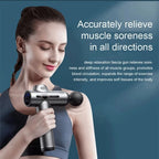 Massage Gun Fascia Deep Muscle Relax Body Neck Massager Electric Fitness Equipment Noise Reduction Male Female