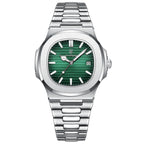 POEDAGAR Square Luxury Men Wristwatch Waterproof Luminous Date Stainless Steel Male Clock Business Sports Quartz Watches For Men