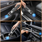 Car Vacuum Cleaner Air Duster Cleaning Tools Electric Dust Collector Universal Auto Accessories for Computer Keyboard Camera Home RV Truck Trailer Sofa Living Room