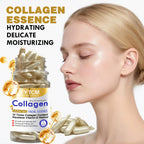 Collagen Firming Capsule Essence, Moisturizing and Smoothing the Skin, Contains Plant-Based Squalane, Retinol, and Vitamin E Deep Hydration Essence (0.4Gx90 Capsules)/Bottle-1 Bottle
