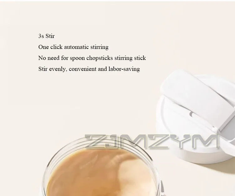 450ml Automatic Mixing Cup Portable Whey Protein Shaker Bottle USB Rechargeable Home Mixer Battery Powered Rotating Water Cup