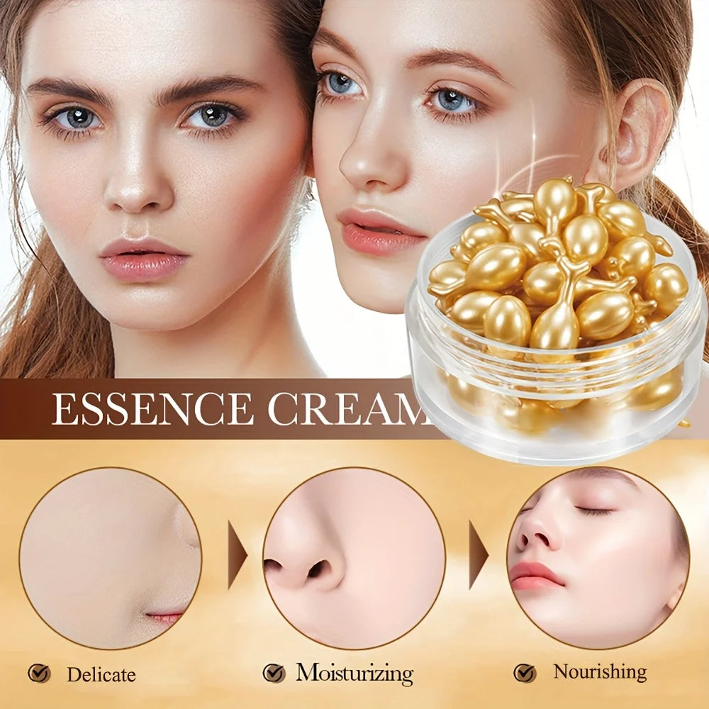 Vitamin E Moisturizing Essence Capsules, Nourishing and Hydrating Facial Essence, Deep Hydrating Essence