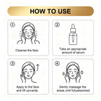 JUINHOU 2Pcs Day & Night Face Serum Set Vitamin C Retinol Hydrating Glowing Skin Make Skin Smoother And Firmer Daily Facial Care