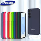 Original For Samsung S26 S25 S24 Case Soft Liquid Silicone Phone Back Cover For Galaxy S26 S25 S24 S23 S22 S21 Plus Ultra FE