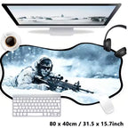 Extremely Gaming Mouse Pad Laptop Pad Oversized Office Desk Mat Dark Wind Non-Slip Lock Edge Thickened Soft Mats