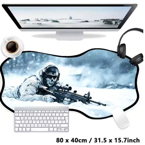 Extremely Gaming Mouse Pad Laptop Pad Oversized Office Desk Mat Dark Wind Non-Slip Lock Edge Thickened Soft Mats
