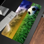 Soccer Football Large Gaming Mouse Pad HYBXAXC Mousepad Gamer Laptop Mouse Mat Office Mausepad XXL Carpet Keyboard Mat Desk Pad