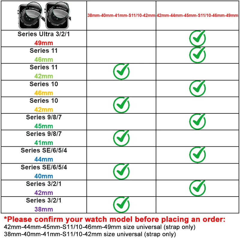 Stainless Steel Strap for Apple Watch Ultra 3/2 Band 46mm 49mm 40mm 44mm 42mm 41mm 45mm Bracelet IWatch Series 11 10 9 8 7 SE 6