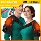 Enlarge Electric Heating Shoulder and Knee Massager 3 Levels Electric Vibration Muscle Relax Belt For Arm Muscle