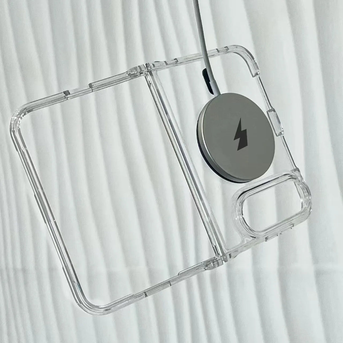 Strong Magnetic Force Case For iPhone Duo 18 Fold for Magsafe Wireless Charge Cover for iphone Duo Ultra Clear Fold Case