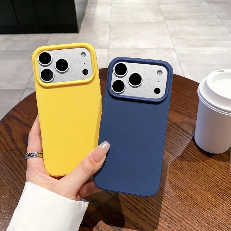 Luxury Candy Color Silicone Soft Case For iPhone 17 Air 16 16E 15 14 Pro Max Plus Matte Thin TPU Cover For iPhone17ProMax 17Pro
