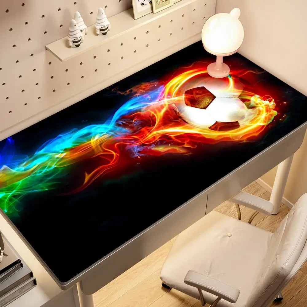 Soccer Football Large Gaming Mouse Pad HYBXAXC Mousepad Gamer Laptop Mouse Mat Office Mausepad XXL Carpet Keyboard Mat Desk Pad
