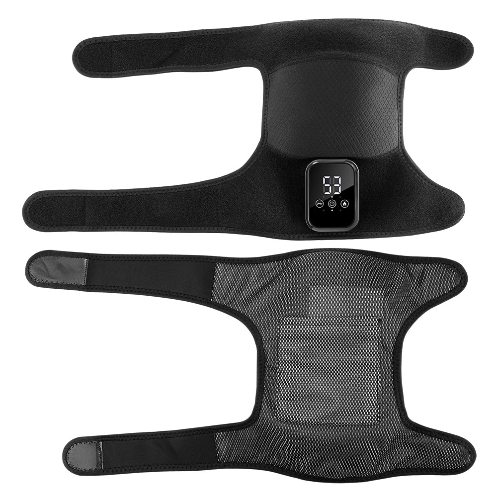 Enlarge Electric Heating Shoulder and Knee Massager 3 Levels Electric Vibration Muscle Relax Belt For Arm Muscle