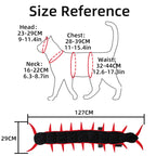 Halloween Costume for Cats Realistic Centipede Small Pets Costume Funny Pet Dress-Up Outfit Cute Cat Costume for Party & Holiday