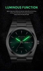 Man Watch Quartz Watch Luxury Waterproof Luminous Date Week Stainless Steel Men's Watch Male relógios masculino reloj hombre