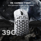 ATTACK SHARK R5 Ultra Carbon Fiber Wireless Gaming Mouse ,39g SUPERLIGHT , 8K Polling Rate, PAW3950MAX Sensor (42000 DPI),