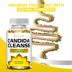 Candida Cleanse - Liver Cleansing, Detoxifying, Supports Intestinal Health, Cleansing Colon, Boosting Energy, 120 Capsules