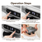 Six Head Deep Tissue Massage Gun High Frequency Vibration Muscle Relaxer