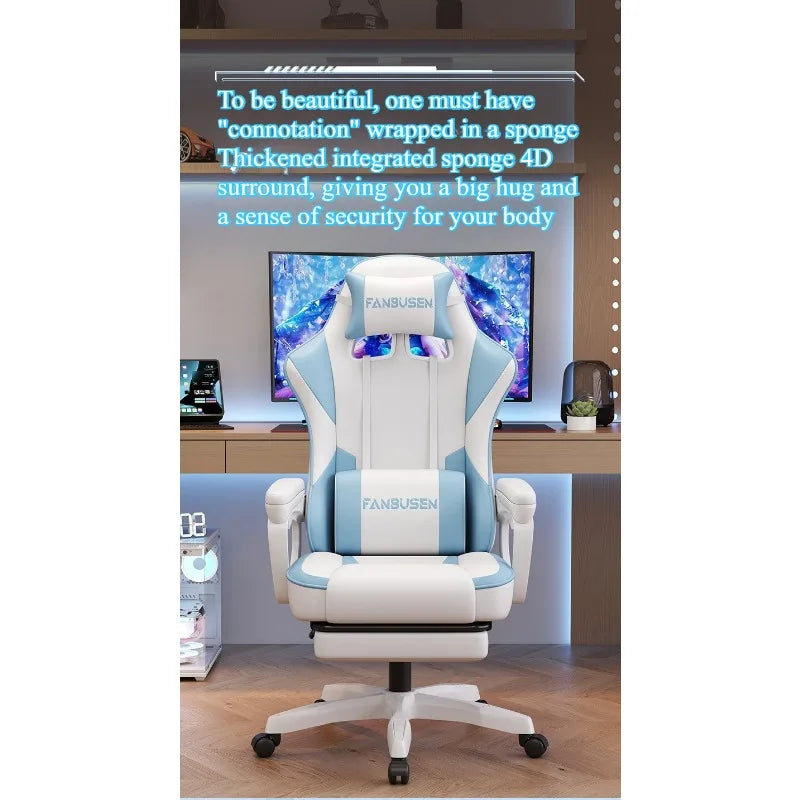 Gaming Chair Computer Chair GamingChair Ergonomic Dormitory Lifting Modern Simple Office Gaming Chair
