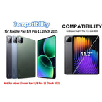 Case for Xiaomi Pad 7 /8 11.2" Bluetooth Keyboard Case for Xiaomi Pad 7/8 Pro 11.2" Wireless Bluetooth Removable Keyboard Case