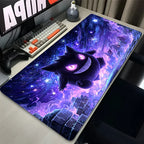 Mousepad Large Gaming Pc Accessories P-Pokemon Gengar Anime Mouse Pad Computer Gamer Cabinet Keyboard LockEdge Desk Mat