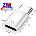 IOS To USB C Fast Charging Adaptador Lightnning To Type C Adapter USB C Data Transfer Converter for IPhone 17 15 Samsung Google