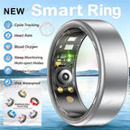 R10 Smart Ring with Charging Case Multi-color Ring Men Women Health Sleep Heart Rate Monitoring IP68 Waterproof Multi-sport Mode