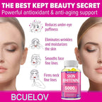 Skin Whitening with L-Glutathione 5000mcg Dark Spot Brightening, Anti-Aging, Antioxidant Capsules