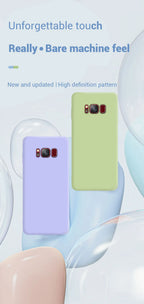 Liquid Silicone Soft Cases For Samsung Galaxy S8 S9 S10 S20 S21 FE S22 S23 Plus Fundas For Samsung Note 8 9 10 20 Plus Cover