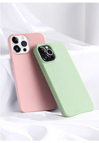 Luxury Liquid Silicone Phone Case for APPLE iPhone 18 13 12 14 15 16 Pro Max Cases for iPhone 17 Pro Shockproof Protector Cover