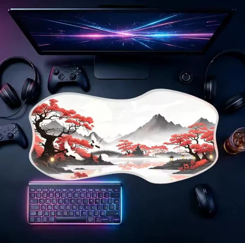 Extremely Gaming Mouse Pad Laptop Pad Oversized Office Desk Mat Dark Wind Non-Slip Lock Edge Thickened Soft Mats