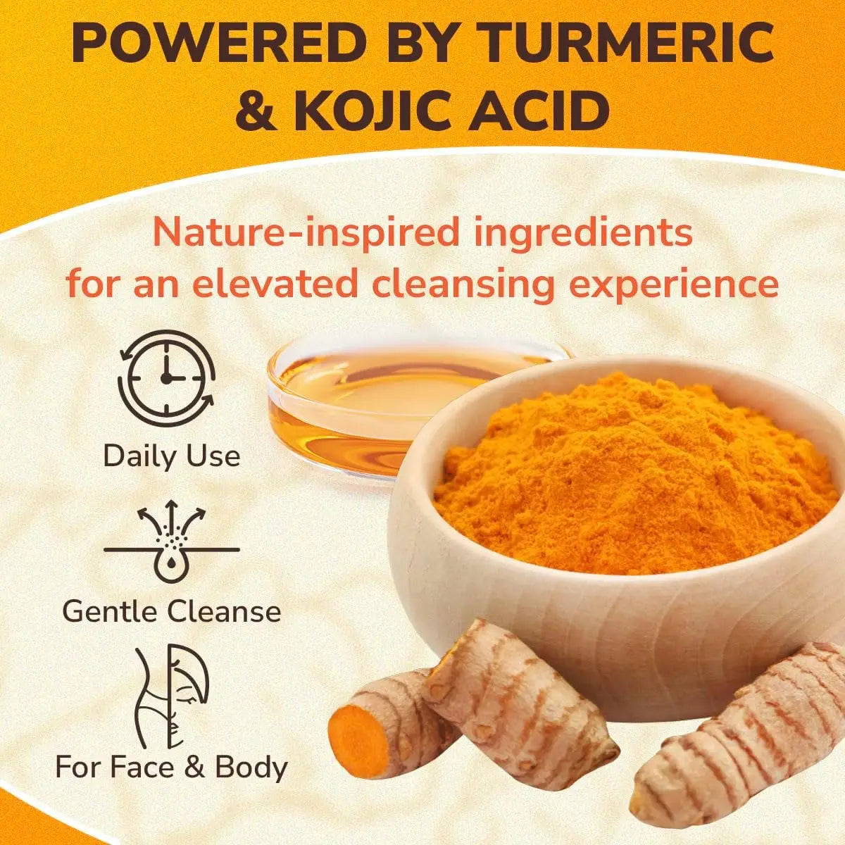 Turmeric Kojic Acid Lemon Soap Bar, Soap Bar Brighten Even Skin Vitamin E, Gentle Lemon Soap For Face,Body Wash
