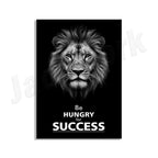 Motivational print, believe in yourself, never be afraid, awaken the beast within, animal motivational poster office decoration