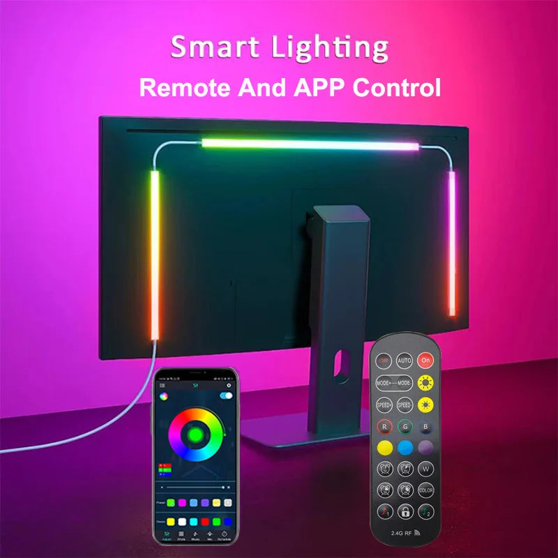 USB LED Strip Lights for PC Monitor | Music Sync, App Control, Gaming Atmosphere