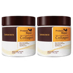 Amococo 2pcs Hair Mask 200g Each Protein Collagen Hair Mask for Dry Hair Deep Conditioning Moisturizing Hair Treatment Mask Nourishing Hair Care Mask for Women Salon Hair Care