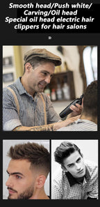 Kemei KM-2299 Professional Hair Clipper 1200mAh Electric Hair Clippers USB Rechargeable Hair Trimmers Hair Cutting Machine