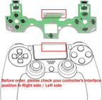 10PCS Jdm Jds 010 011 030 040 055 for Sony Dualshock 4 Conductive Film Keypad for Ps4 Ps5 Pro Slim Controller Pcb Circuit Ribbon
