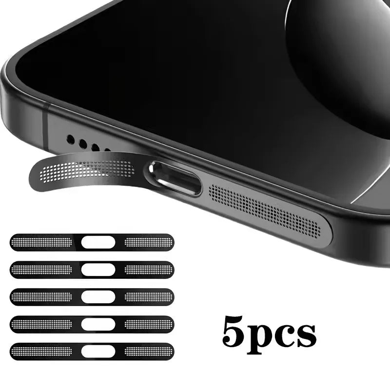 10Pcs Metal Dustproof Net Sticker For iPhone 16 Pro 15 14 13 12 Series Earpiece Speaker Hole Anti-dust Mesh Protector Compatible