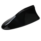 Universal Carbon Fiber Look Car Roof Top Mount Shark Fin Aerial Antenna Toppers Auto Radio AM FM Antenna Signal Amplifier Aerial