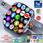 M99 Mini New Package 2.29inch Amoled Smartwatch 5G LTE Android Smart Watch With Rotary Camera GPS WIFI Sim Card Slot 2100Mah
