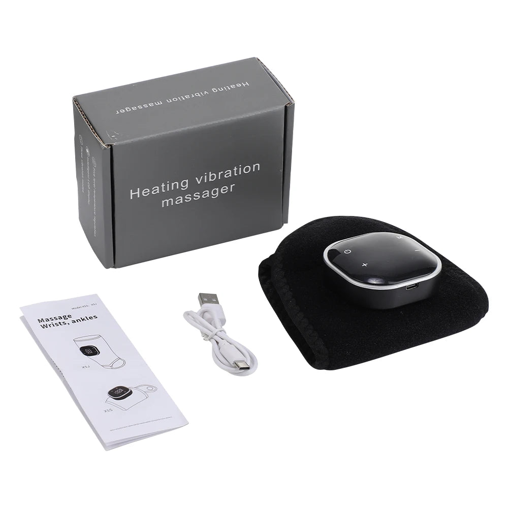 Electric foot and hand massager can vibrate and heat the ankles and ankles, and the bracket joints are portable, which can relax