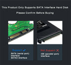 USB 3.0 HDD Enclosure 2.5inch SATA SSD Hard Drive Case with 5Gbps Transfer Speed Mobile External Housing Harddisk Boxs Cable