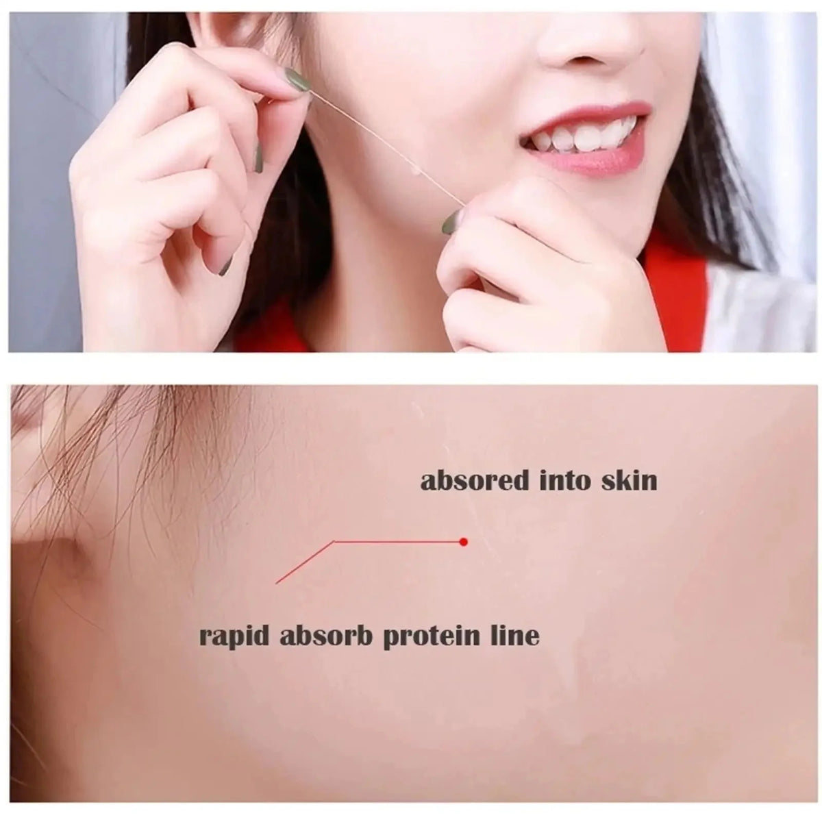 Instant Collagen Protein Threads Lifting Firming Absorbable Face Filler Anti-aging Deep Repair Fade Fine Lines Korean Skincare