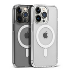 Magnetic Original Clear Case For iPhone 17 16 15 14 Plus 13 12 mini 11 Pro Max 16E 17E Funda For Magsafe Transparent Cover