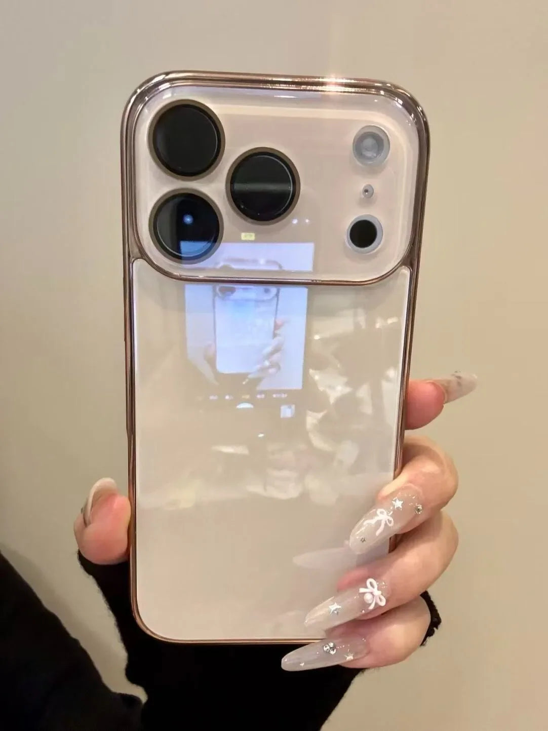 Luxury ice-Tempered Glass Camera Case For iPhone 18 17 16 15 14 13 12 11 Pro Max Plating Candy Armor Shockproof Glossy Cover