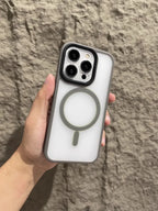 Matte Magnetic Original Phone Case For iPhone 18 Air 17 16 15 14 12 11 13 Pro Max 16e Plus For Magsafe Wireless Charging Cover